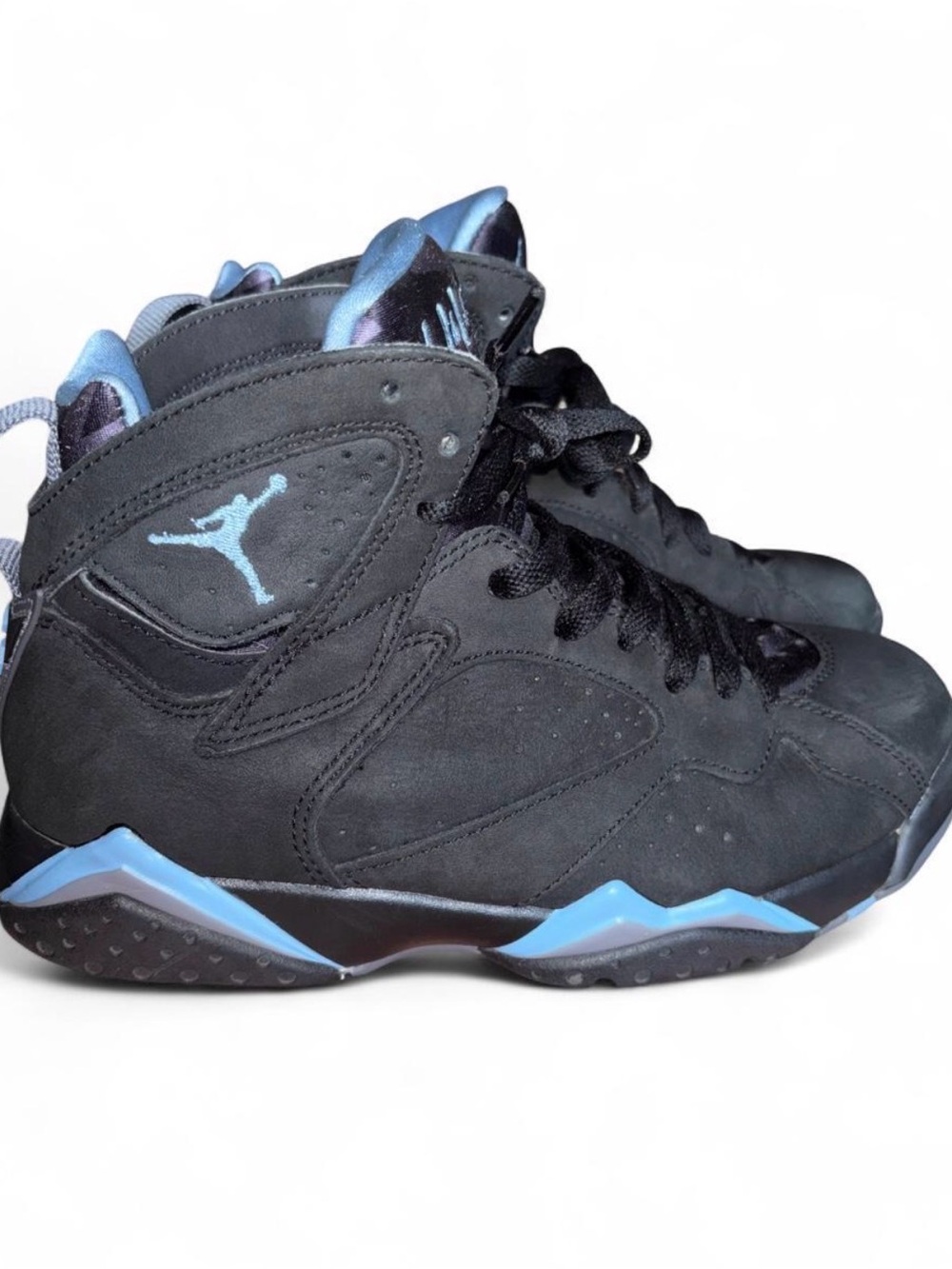 Jordan Kids' High-Top Sneakers in Black and Light Blue